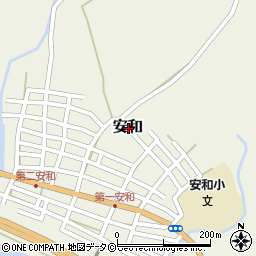 沖縄県名護市安和周辺の地図
