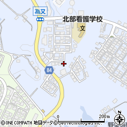 沖縄県名護市為又1219-130周辺の地図