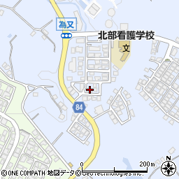 沖縄県名護市為又1219-127周辺の地図
