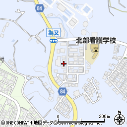 沖縄県名護市為又1219-147周辺の地図