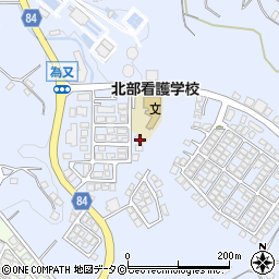 沖縄県名護市為又1219-200周辺の地図