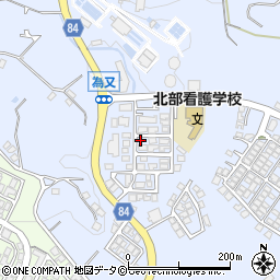 沖縄県名護市為又1219-115周辺の地図