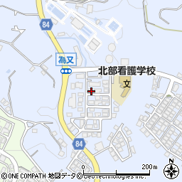 沖縄県名護市為又1219-112周辺の地図