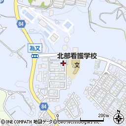 沖縄県名護市為又1219-213周辺の地図