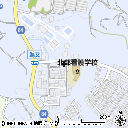 沖縄県名護市為又1219-215周辺の地図