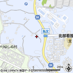 沖縄県名護市為又1219-38周辺の地図