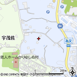 沖縄県名護市為又1219-184周辺の地図