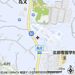 沖縄県名護市為又1219-201周辺の地図