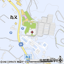 沖縄県名護市為又1219-53周辺の地図