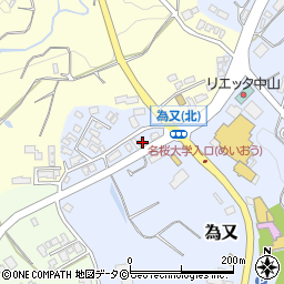 沖縄県名護市為又1219-376周辺の地図