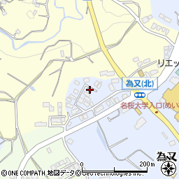 沖縄県名護市為又1219-262周辺の地図