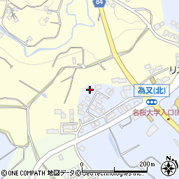 沖縄県名護市為又1219-343周辺の地図