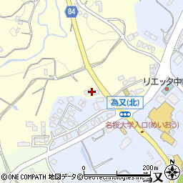 沖縄県名護市中山1029-30周辺の地図