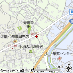 親川入口周辺の地図
