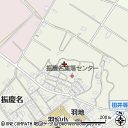沖縄県名護市振慶名周辺の地図