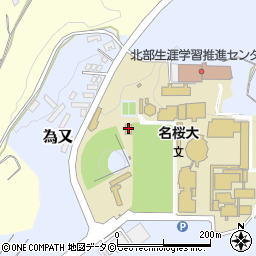 沖縄県名護市為又1210周辺の地図