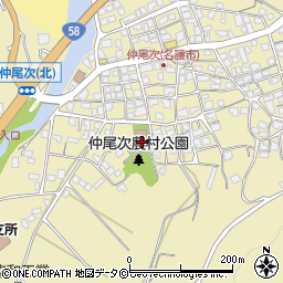 仲尾次公民館周辺の地図