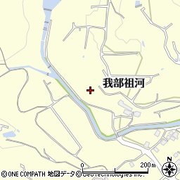 奈佐田川周辺の地図