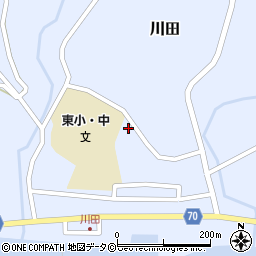 川田公民館周辺の地図