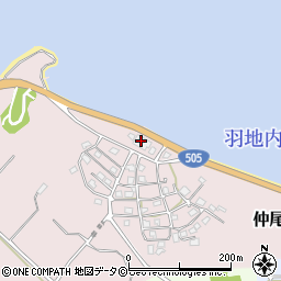 仲尾　公民館周辺の地図