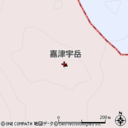 嘉津宇岳周辺の地図