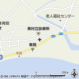 東村中央公民館周辺の地図