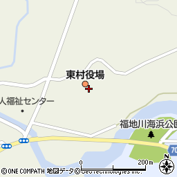 東村役場　福祉保健課周辺の地図