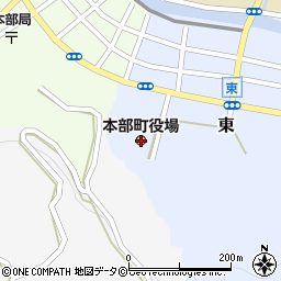 沖縄県国頭郡本部町周辺の地図