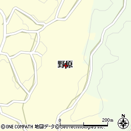 沖縄県国頭郡本部町野原周辺の地図