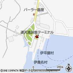 運天港ＦＴ（伊是名村）周辺の地図