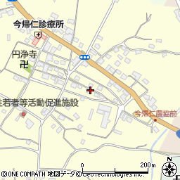 沖縄県国頭郡今帰仁村謝名周辺の地図