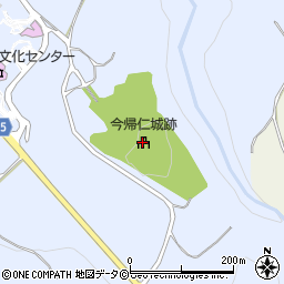 今帰仁城跡周辺の地図