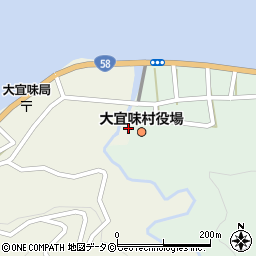 大宜味村教育相談室周辺の地図