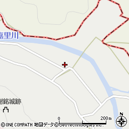 合名会社田嘉里酒造所　工場周辺の地図