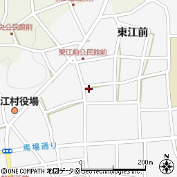 伊江村役場　東保育所周辺の地図