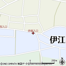 赤嶺入口周辺の地図