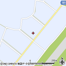 伊江島空港川平線周辺の地図
