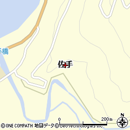 沖縄県国頭村（国頭郡）佐手周辺の地図