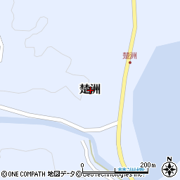 沖縄県国頭郡国頭村楚洲周辺の地図