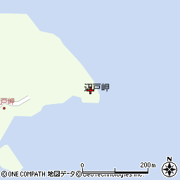 辺戸岬周辺の地図