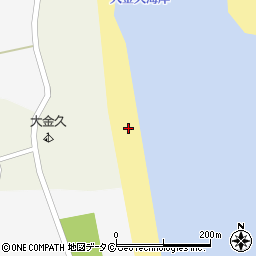 百合ヶ浜（グラスボート乗り場）周辺の地図
