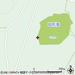 田名池周辺の地図