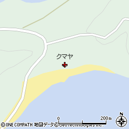 クマヤキャンプ場周辺の地図