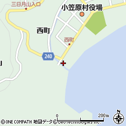 東京都小笠原村父島西町12周辺の地図