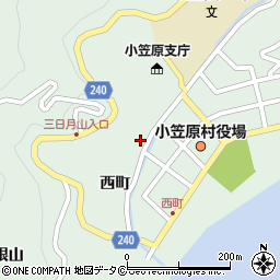 東京都小笠原村父島西町25周辺の地図