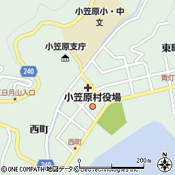 東京都小笠原村父島東町156周辺の地図