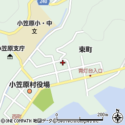 東京都小笠原村父島東町76周辺の地図