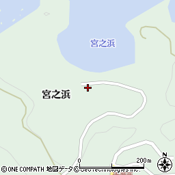 東京都小笠原村父島宮之浜周辺の地図