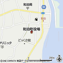 和泊町役場　経済課周辺の地図