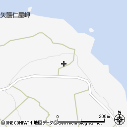 ヤクニヤ埼灯台周辺の地図